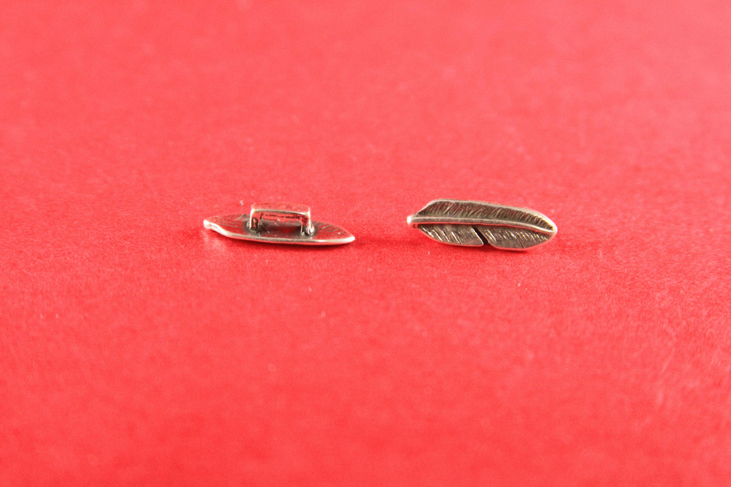 FS0190>>MADE in EUROPE 2 zamak feather sliders for 5mm flat cord, flat cord slider, zamak tiny feather sliders qty2