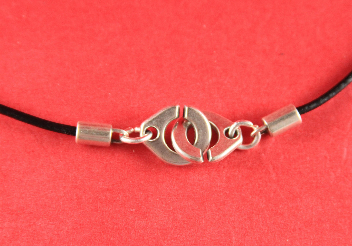 RC0050>> MADE in EUROPE 1 set of clasp for 2mm leather cord,2mm round leather cord clasp,2mm cord clasp with lobster clasp(76800/02) Qty1set