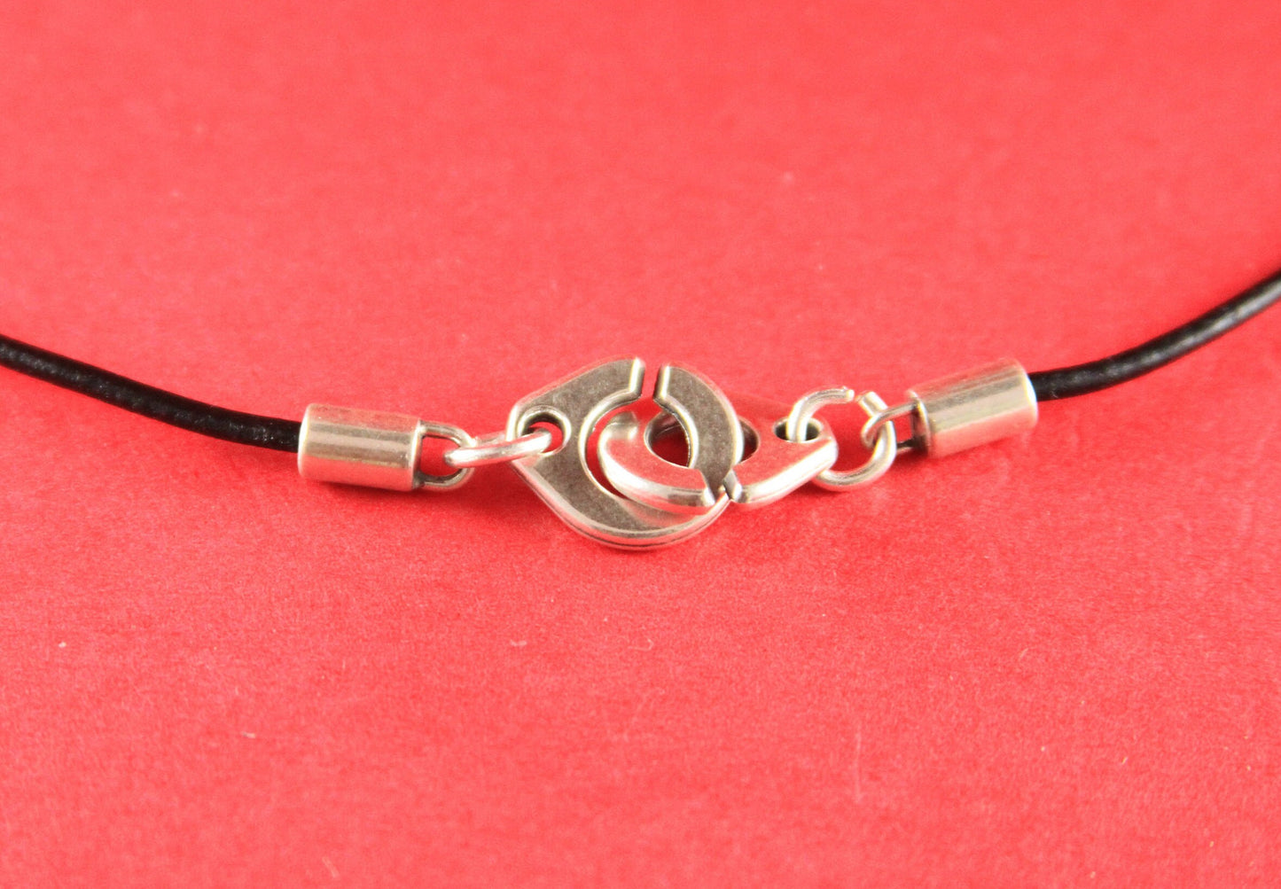 RC0050>> MADE in EUROPE 1 set of clasp for 2mm leather cord,2mm round leather cord clasp,2mm cord clasp with lobster clasp(76800/02) Qty1set