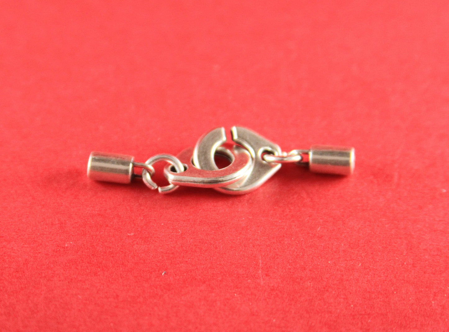 RC0050>> MADE in EUROPE 1 set of clasp for 2mm leather cord,2mm round leather cord clasp,2mm cord clasp with lobster clasp(76800/02) Qty1set