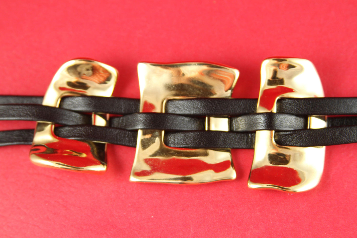 C0106>>MADE in EUROPE shiny zamak 3 piece set, bracelet set, gold zamak findings (43/38/39/40G)