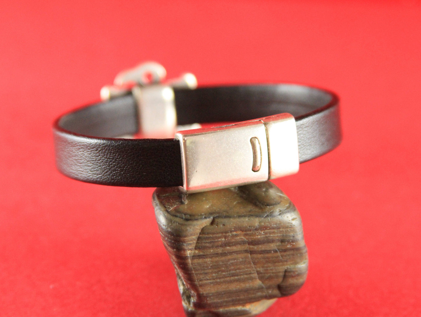 FC0054>>MADE IN EUROPE Zamak 10mm clasp, flat leather cord clasp, 10mm cord clasp, 10mm cord clasp Qty1