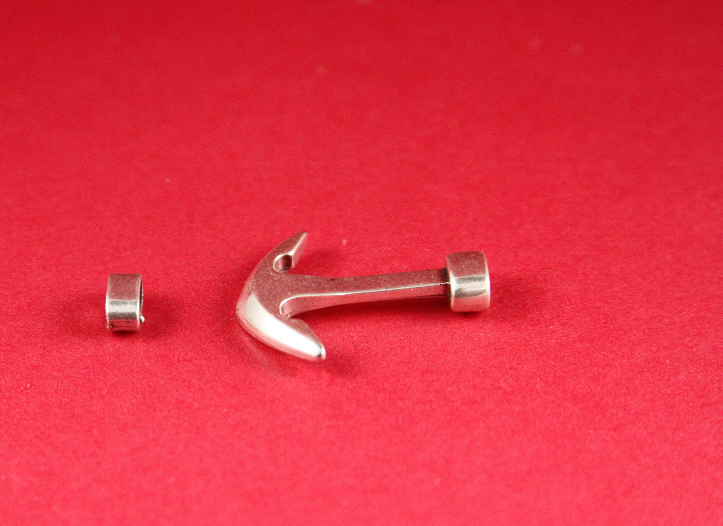 RC0032>>MADE in EUROPE zamak hook clasp & slider set, zamak clasp, zamak anchor clasp, hook clasp (CRAS) Qty1
