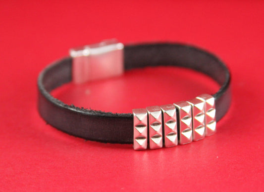 FS0197>>MADE in EUROPE 4 zamak sliders, 10mm flat cord sliders, 10mm leather cord  sliders, zamak sliders (8510) Qty4