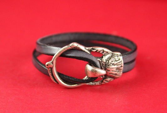 FC0158>>MADE in EUROPE zamak eagle oval hook clasp, silver hook clasp, bracelet zamak hook clasp (77920/10) qty1