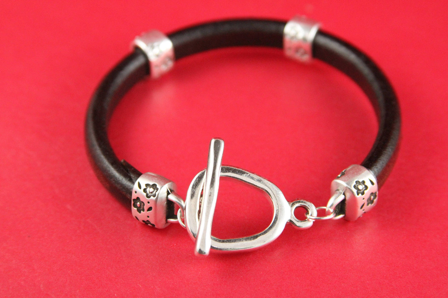 9/4 MADE IN EUROPE large zamak toggle clasp, 33mm silver toggle clasp (94570S)Qty1