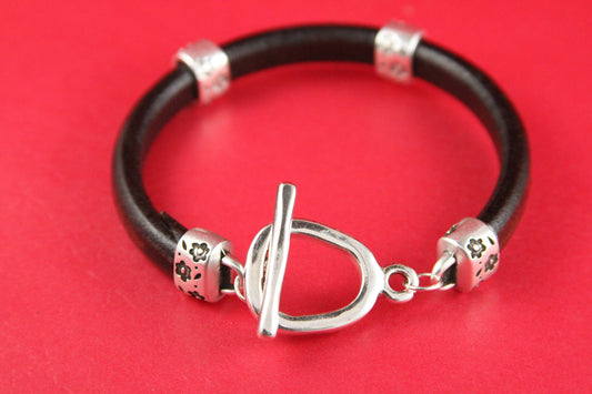 9/4 MADE IN EUROPE large zamak toggle clasp, 33mm silver toggle clasp (94570S)Qty1