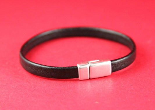 FC0228>>MADE in EUROPE zamak flat 6mm cord clasp, zamak clasp, zamak clasp, 6mm flat cord clasp, Qty1