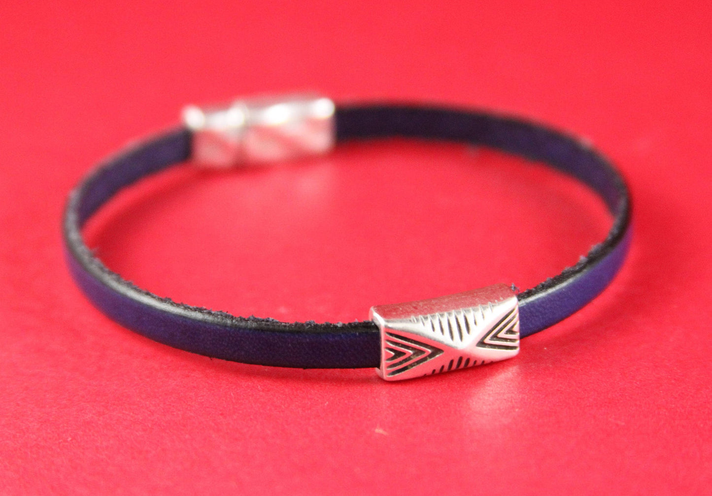 FS0170>>MADE IN EUROPE 2 zamak sliders for 5mm flat cord, flat leather cord slider, bracelet spacer, bracelet slider qty2