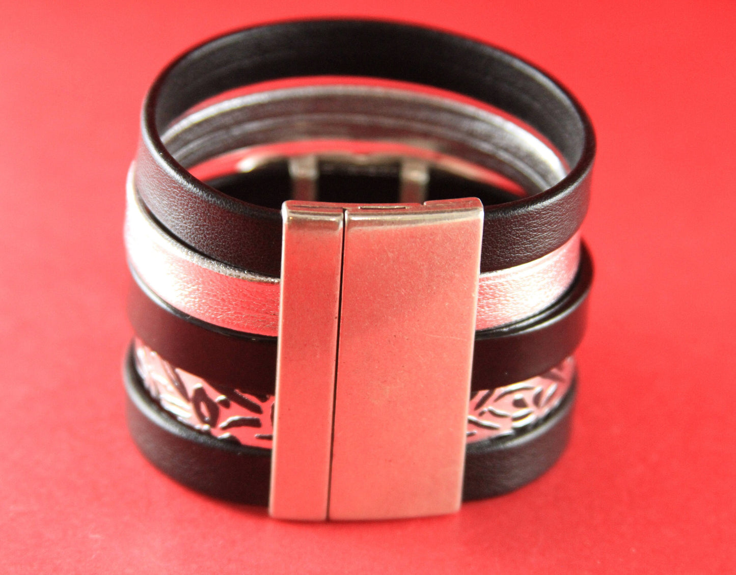 FC0094>>MADE in EUROPE flat cord clasp, 50mm flat cord clasp, large clasp (78933/50) qty1