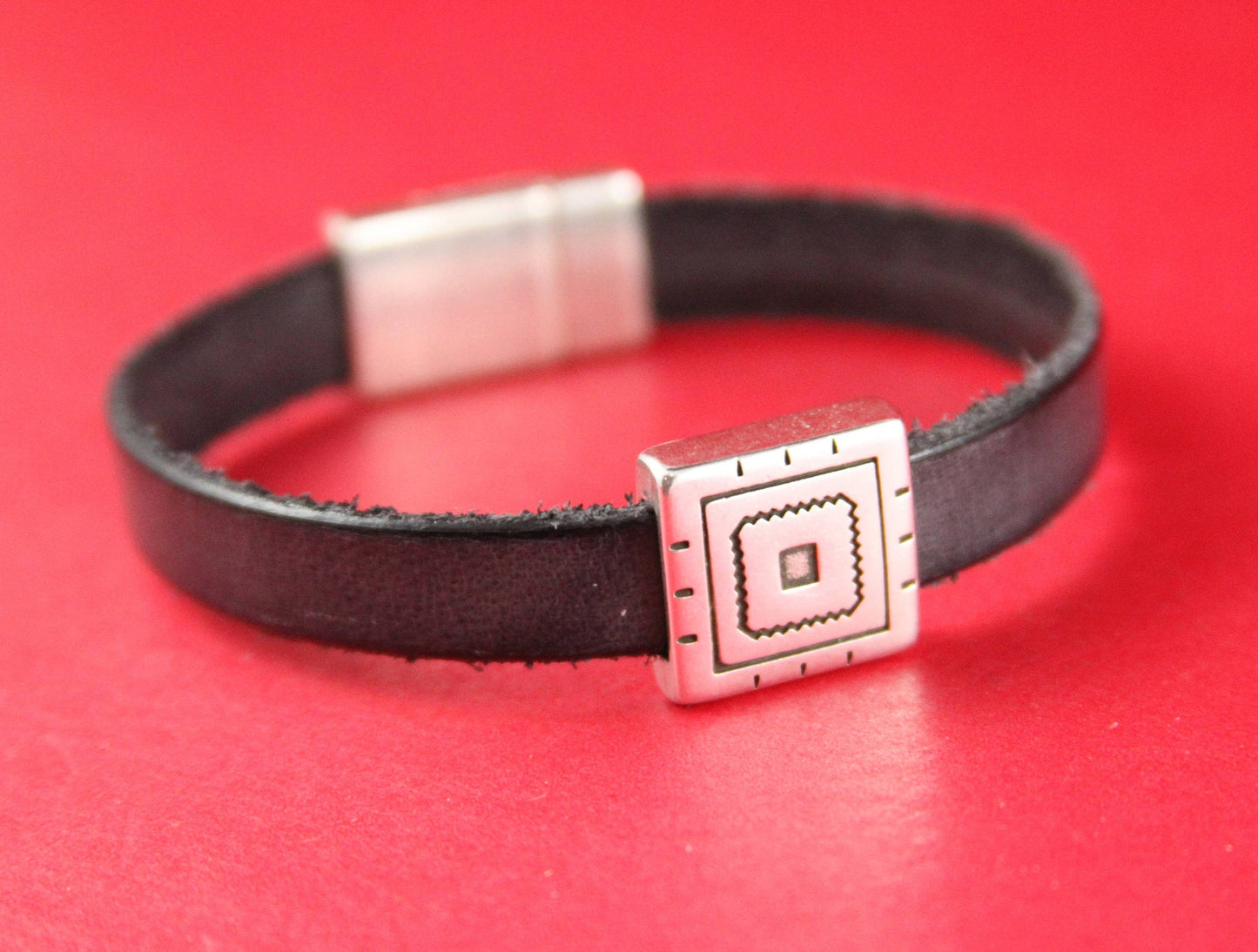 FS0212>>MADE in EUROPE 2 zamak square sliders, 10mm flat cord slider, 10mm flat cord square slider qty2