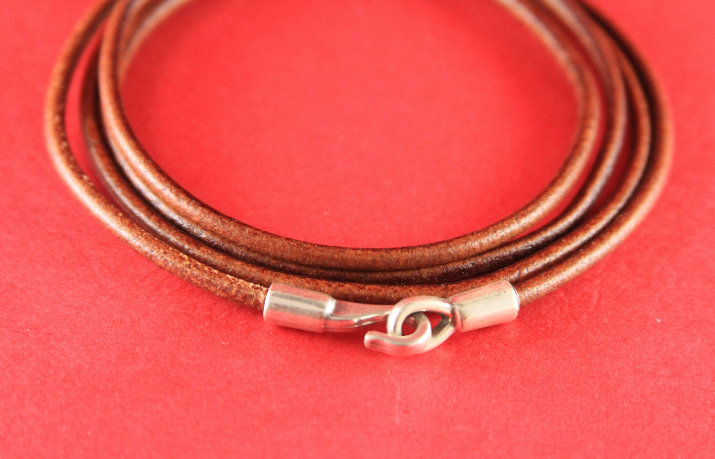 RC0039>>MADE IN EUROPE zamak hook clasp, 3mm round cord clasp, silver hook clasp, 3mm hole clasp (75824/03)Qty1