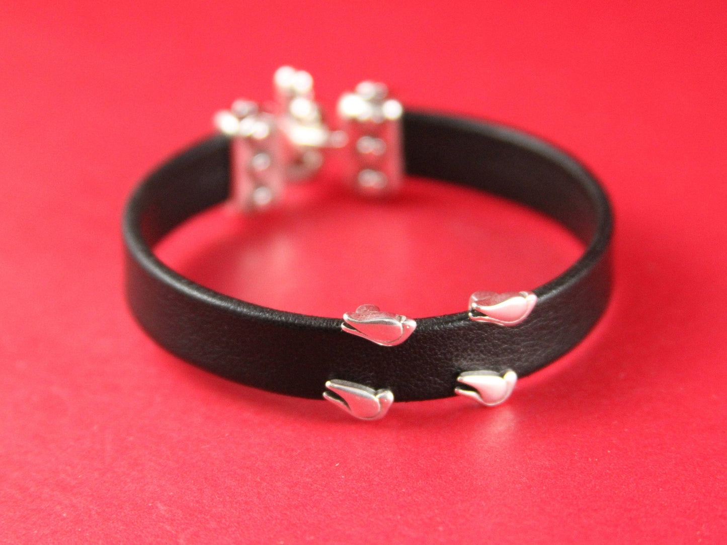 FS0173>>MADE in EUROPE 2 zamak bird sliders, silver bird sliders, 10mm flat cord slider, 10mm flat cord slider qty2