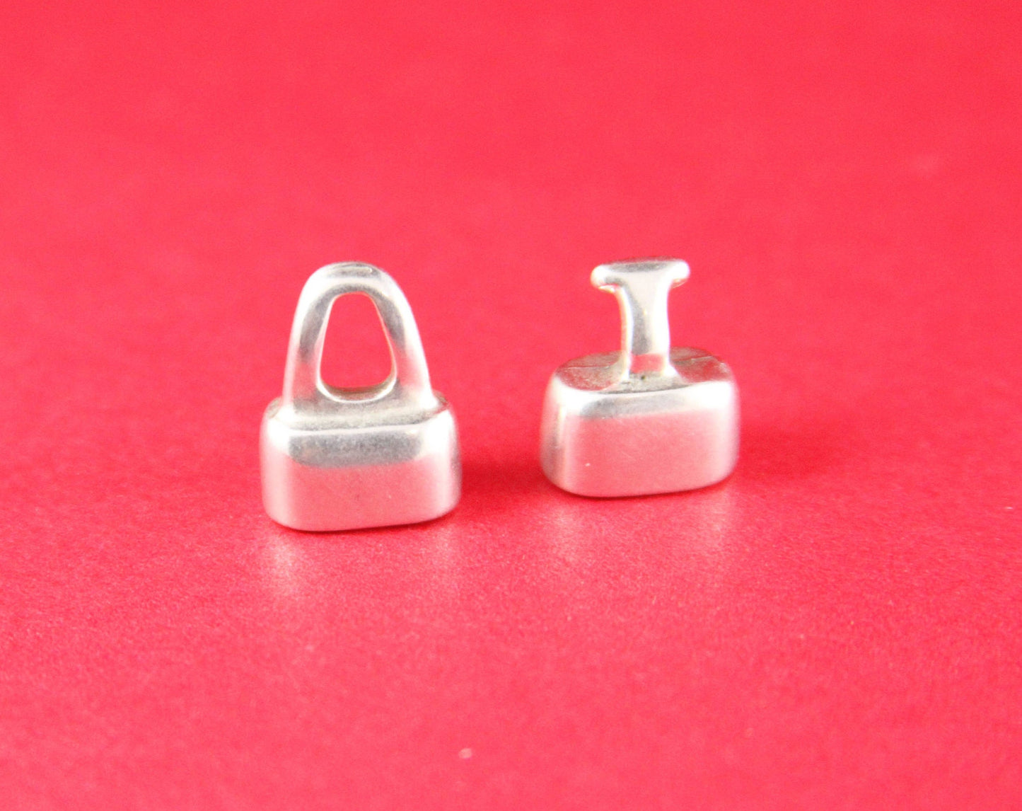 RC0108>>MADE in EUROPE zamak hook clasp, double strand hook clasp, 5mm round zamak clasp (PF8678) Qty1