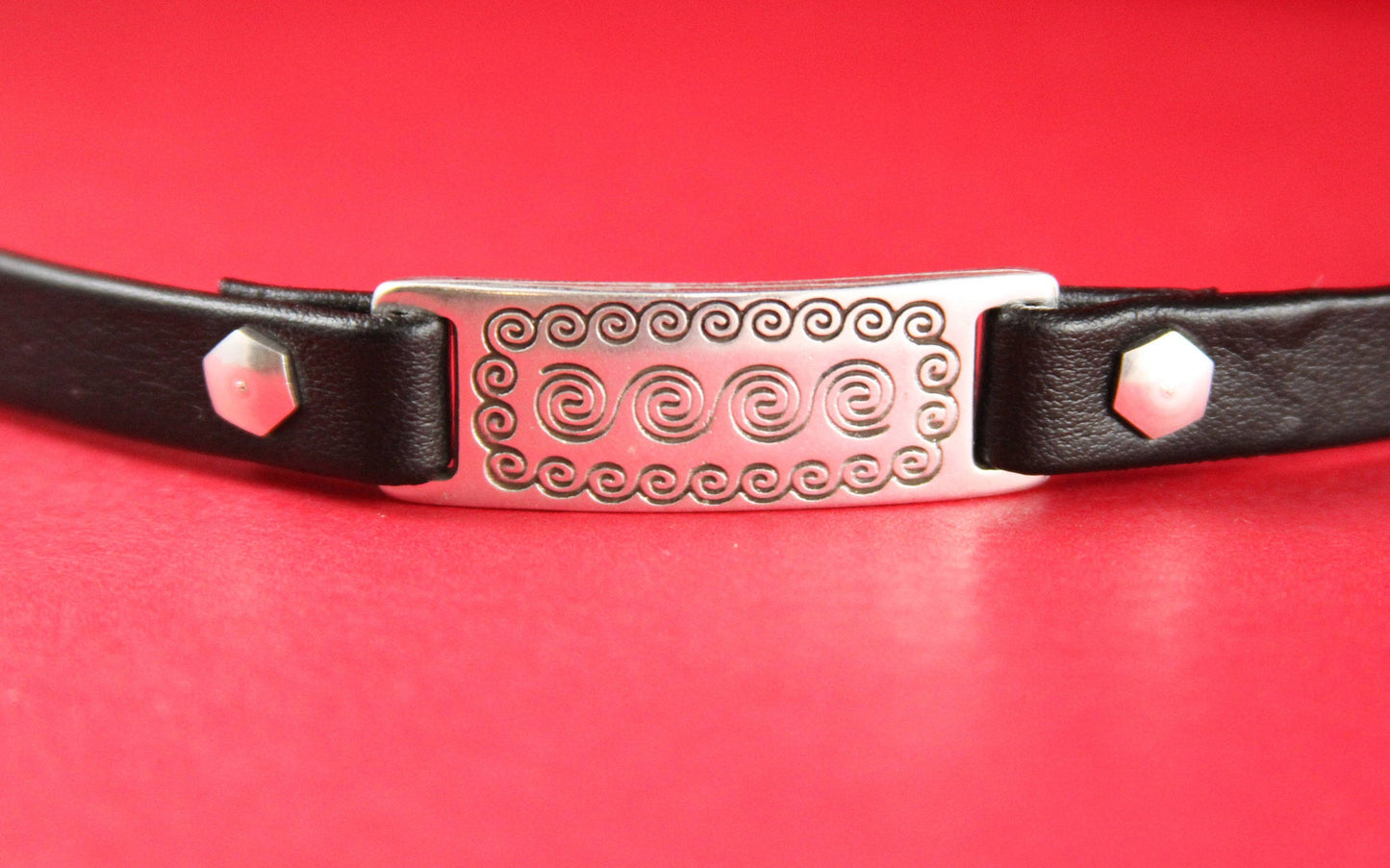 C0018>>MADE in EUROPE zamak connector, 10mm cord connector, flat 10mm leather cord connector  Qty 1