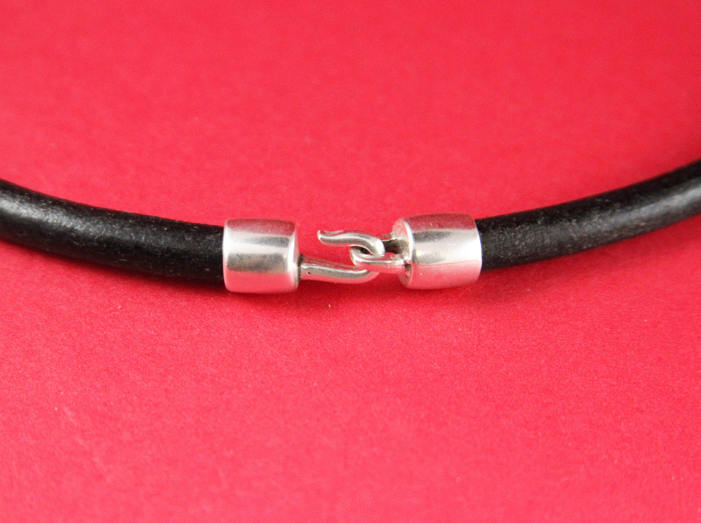 RC0027>>MADE in EUROPE zamak 6mm hook clasp, round cord clasp, 6mm cord hook clasp, bracelet zamak hook, zamak clasp (8755/8050-0077) Qty1