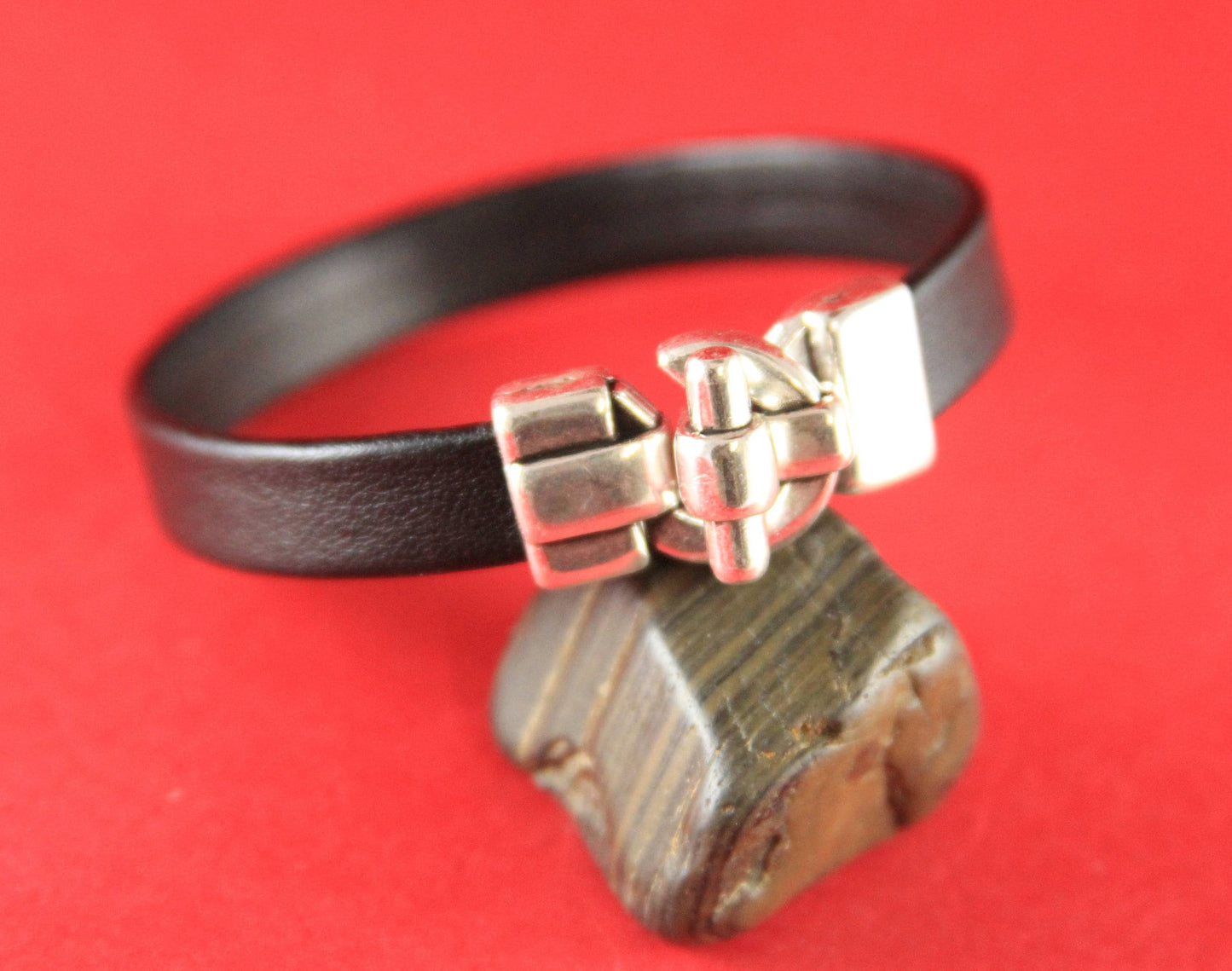 FC0123>>MADE in EUROPE zamak hook clasp, 10mm flat cord clasp, silver hook clasp, Qty1