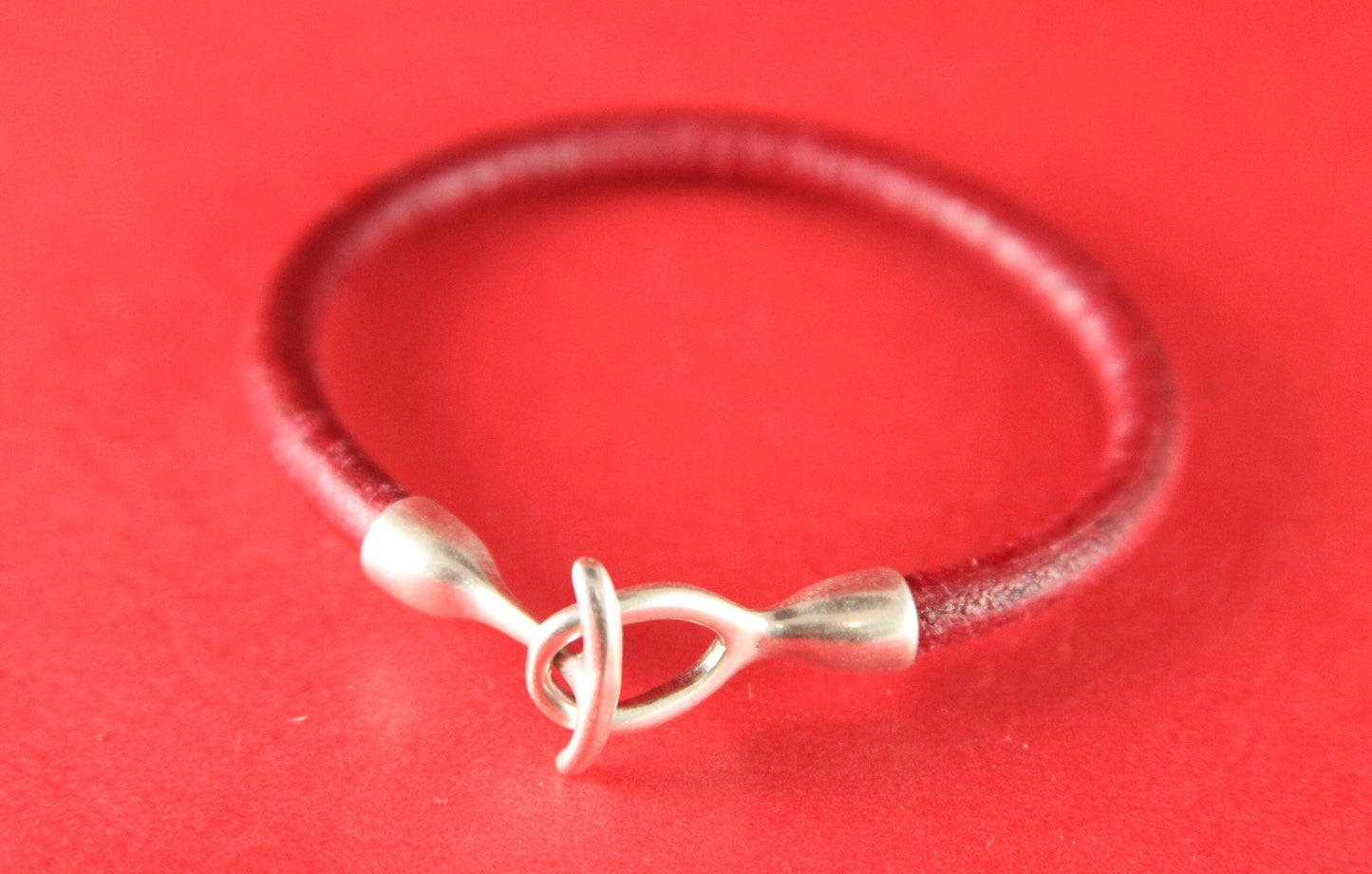 RC0040>>MADE in EUROPE zamak hook clasp, round cord clasp,  bracelet zamak hook, zamak clasp (ng0093-027) Qty1