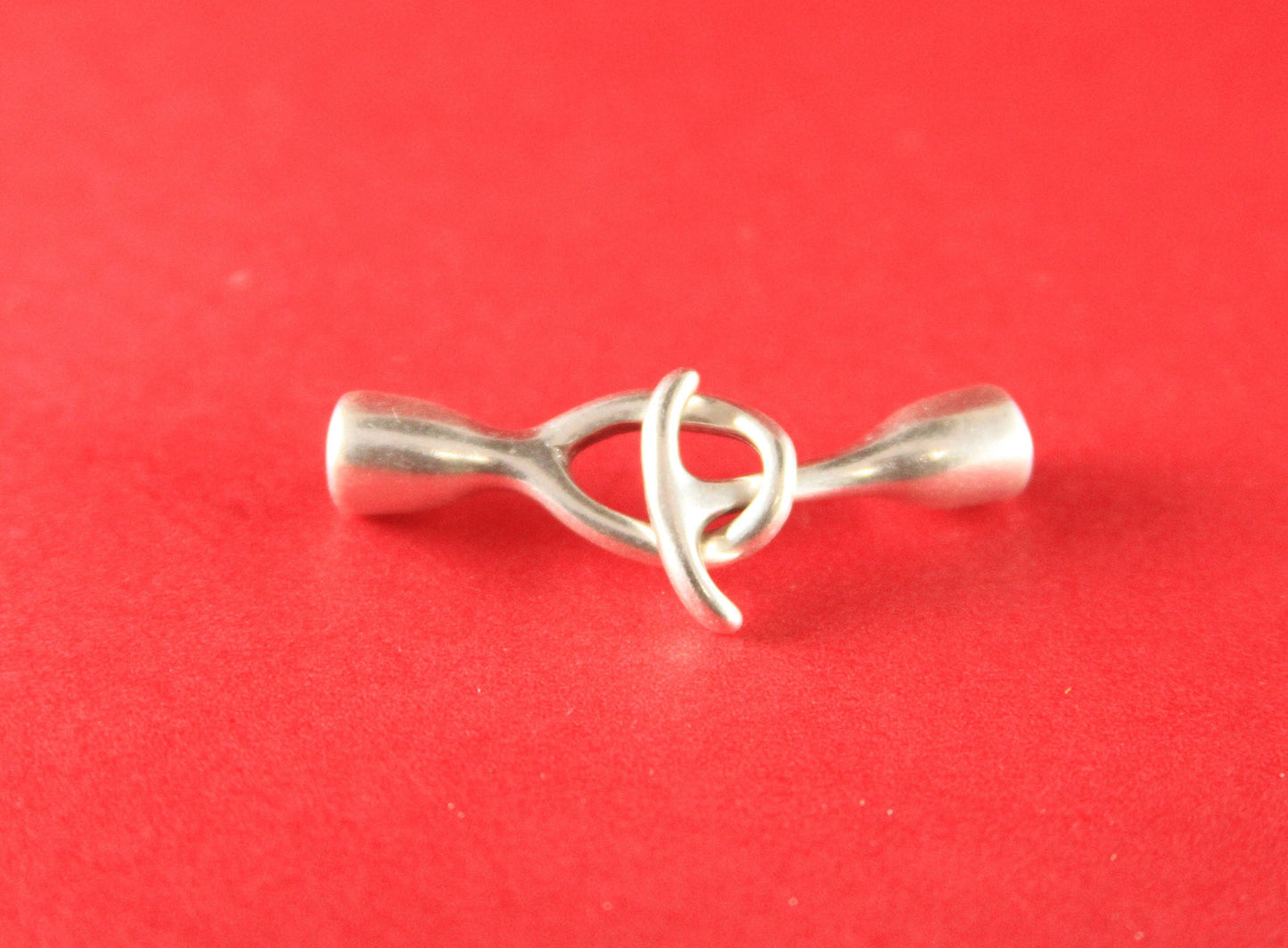 RC0040>>MADE in EUROPE zamak hook clasp, round cord clasp,  bracelet zamak hook, zamak clasp (ng0093-027) Qty1