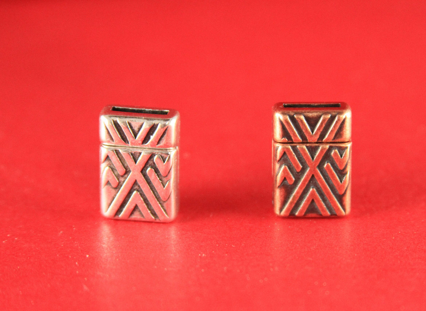FC0051>>MADE in EUROPE zamak clasp, copper, silver and bronze 10mm flat cord clasp, flat cord  clasp, Qty1