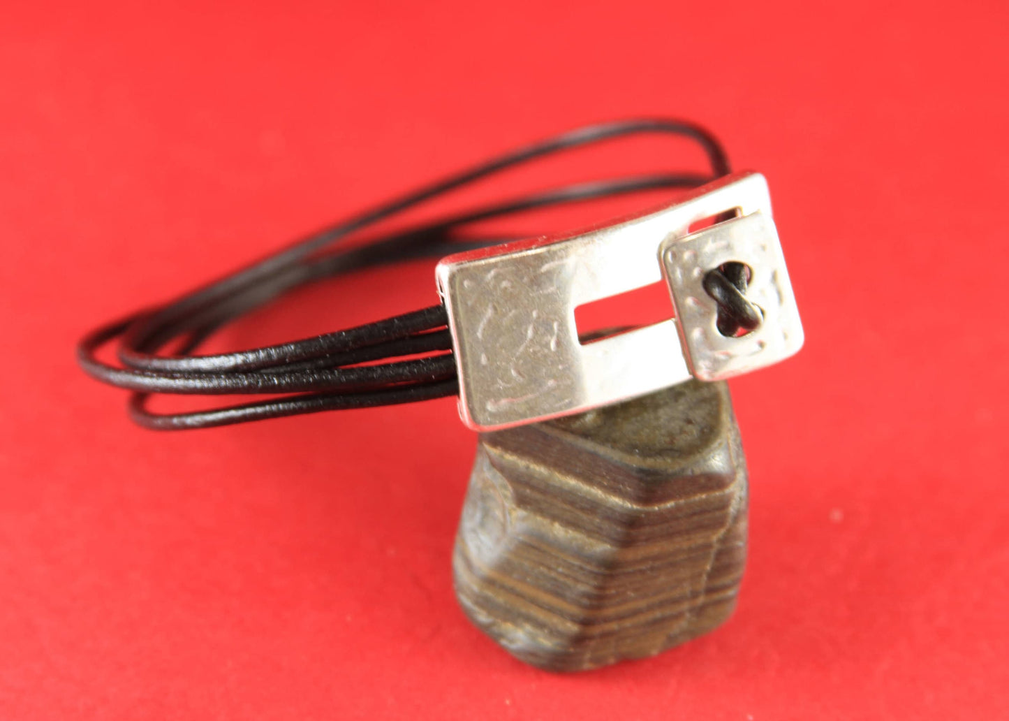 RC0047>>MADE in EUROPE zamak toggle clasp, rectangular toggle clasp , silver toggle clasp (ng0668-027) Qty1