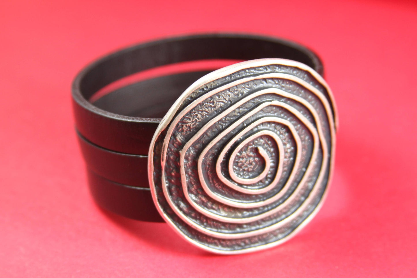 C0103>>MADE IN EUROPE flat cord zamak connector, zamak large swirl connector, large spiral connector, 30mm flat cord slider Qty1