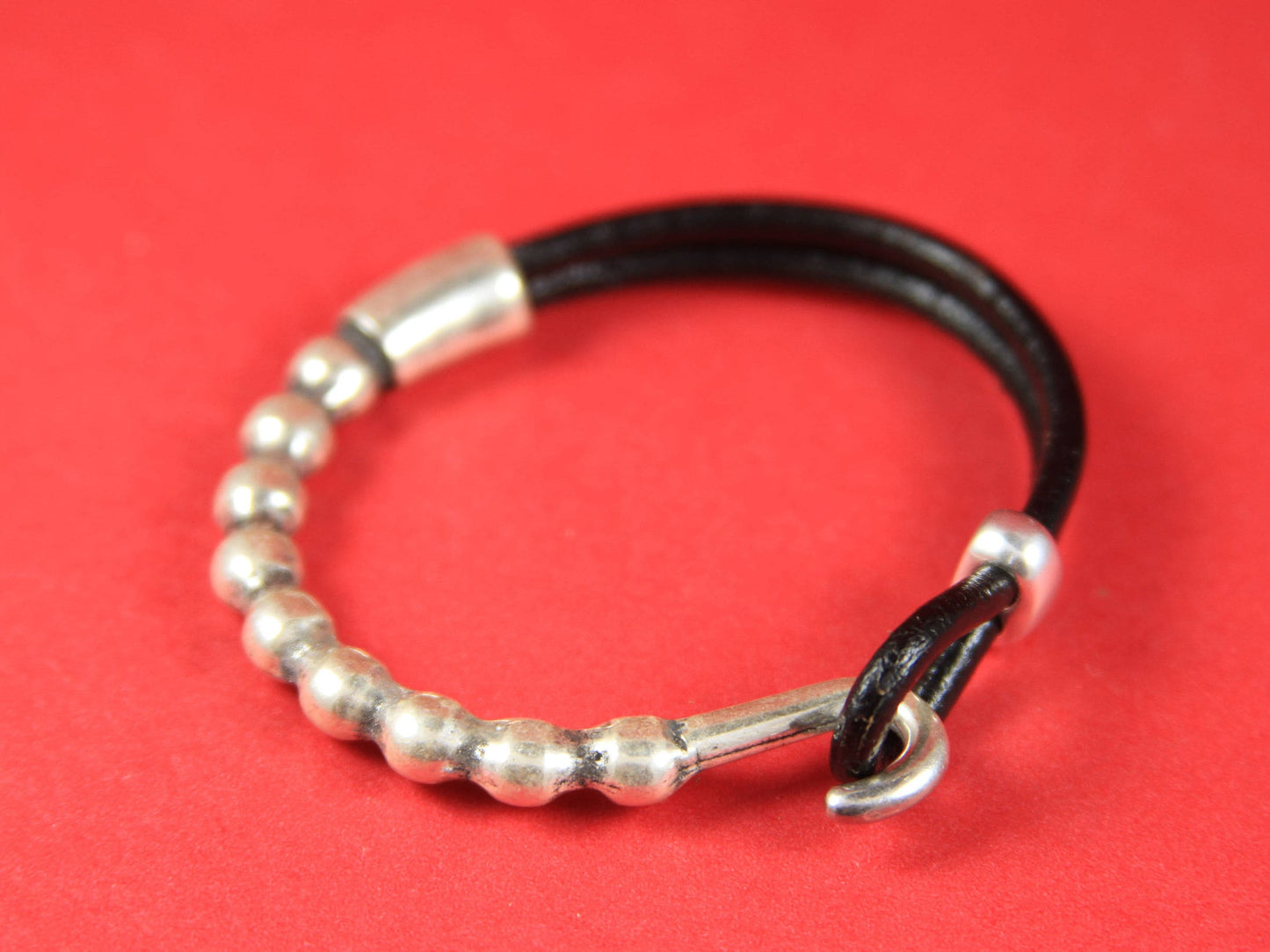 B0043>>MADE IN EUROPE  zamak half bracelet with strand separator, bracelet hook clasp (77857/05) qty 1set