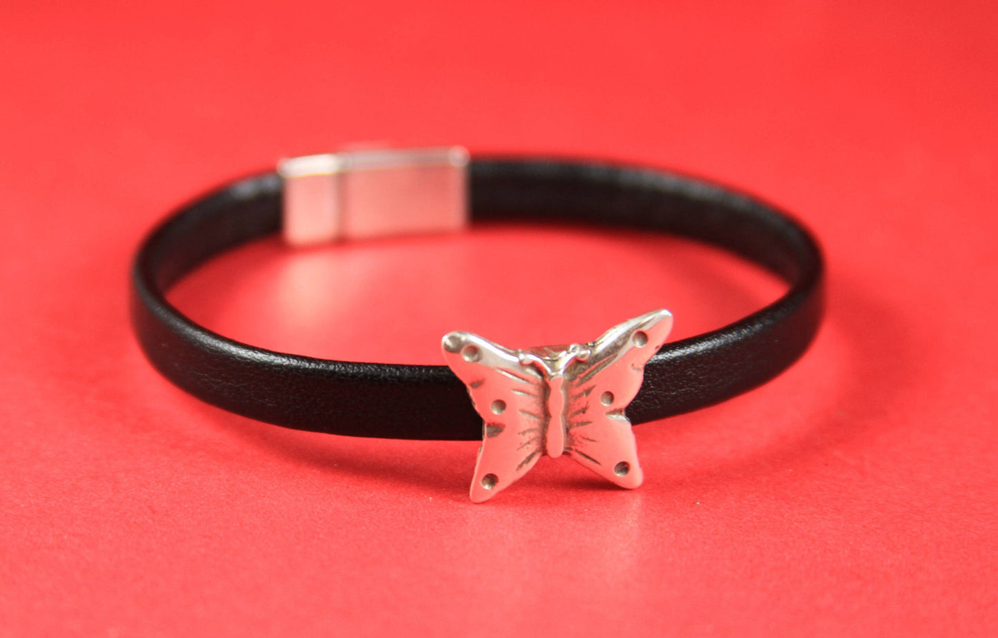 FS0304>>MADE IN EUROPE 2 zamak butterfly sliders 6mm flat cord, butterfly slider for 6mm flat cord  Qty2