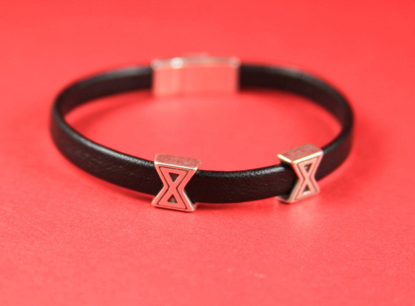 FS0279>>MADE in EUROPE 4 zamak sliders for 6mm cord, flat cord sliders, zamak flat cord slider qty4