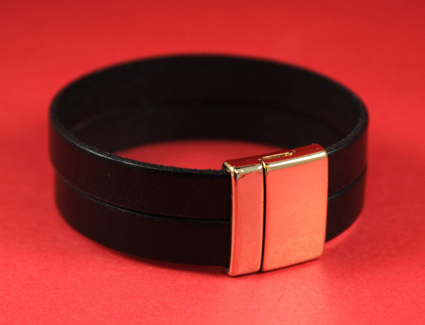 FC0095>>MADE IN EUROPE  gold magnetic clasp for 20mm flat cord, bracelet gold clasp, flat 20mm cord gold zamak clasp,  (78933/20G) Qty1