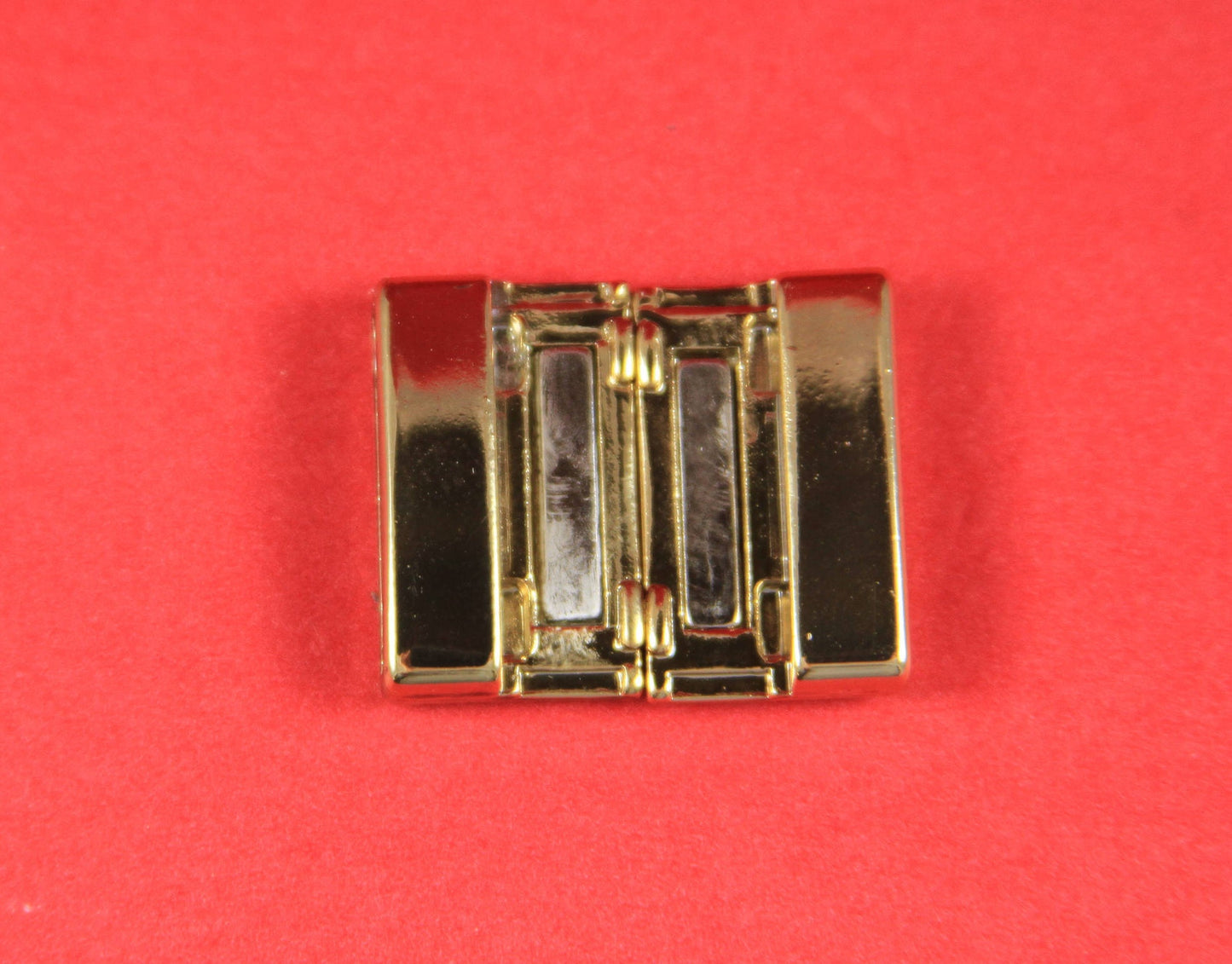 FC0095>>MADE IN EUROPE  gold magnetic clasp for 20mm flat cord, bracelet gold clasp, flat 20mm cord gold zamak clasp,  (78933/20G) Qty1
