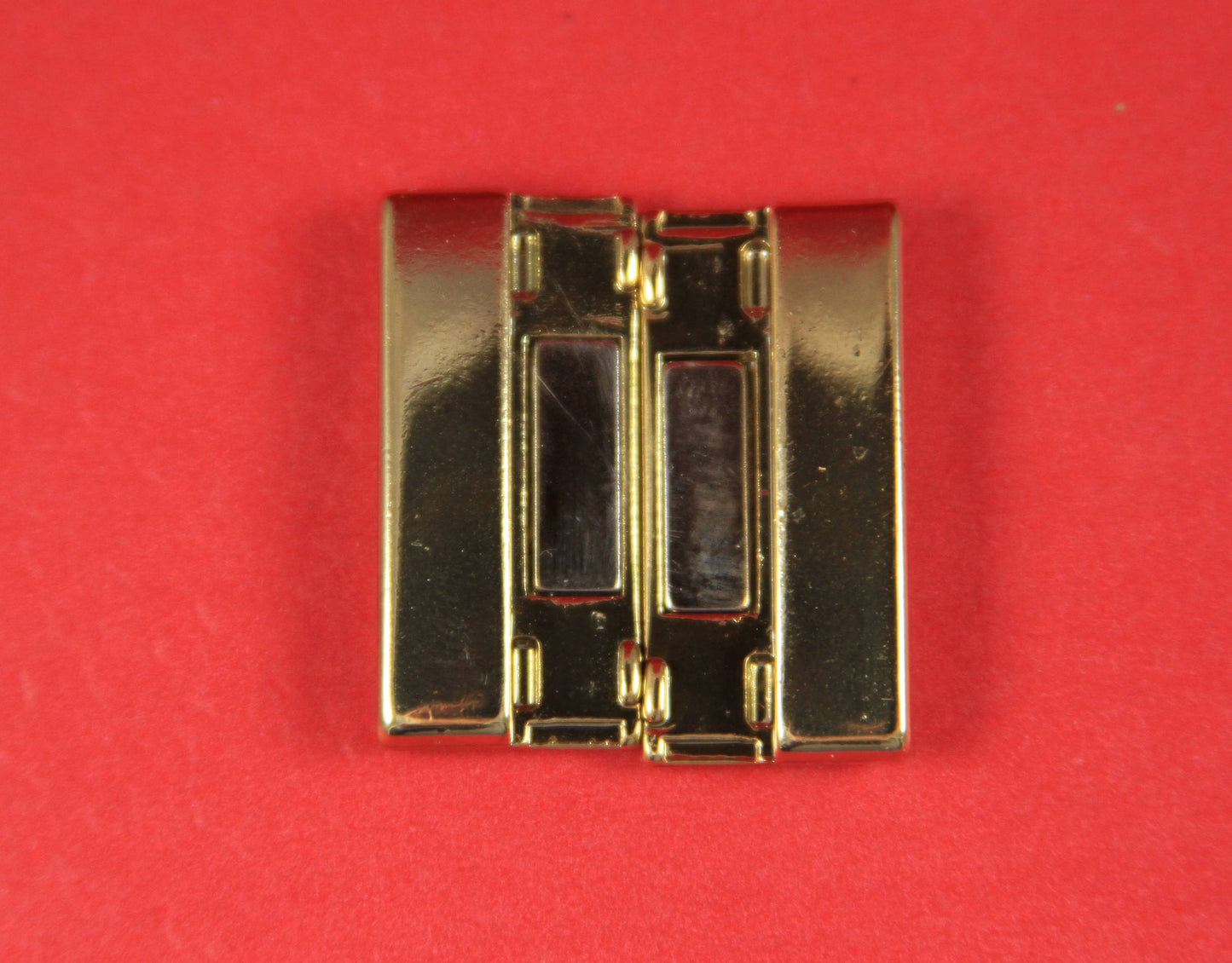 FC0092>>MADE IN EUROPE gold clasp for 30mm flat cord, bracelet gold clasp, flat 30mm cord gold zamak clasp, Qty1