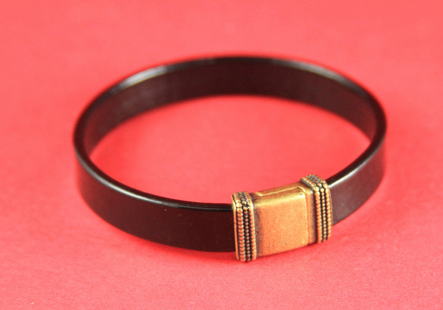 FC0187>>MADE in EUROPE zamak clasp, 10mm flat cord clasp, flat leather cord clasp, bracelet clasp  Qty1