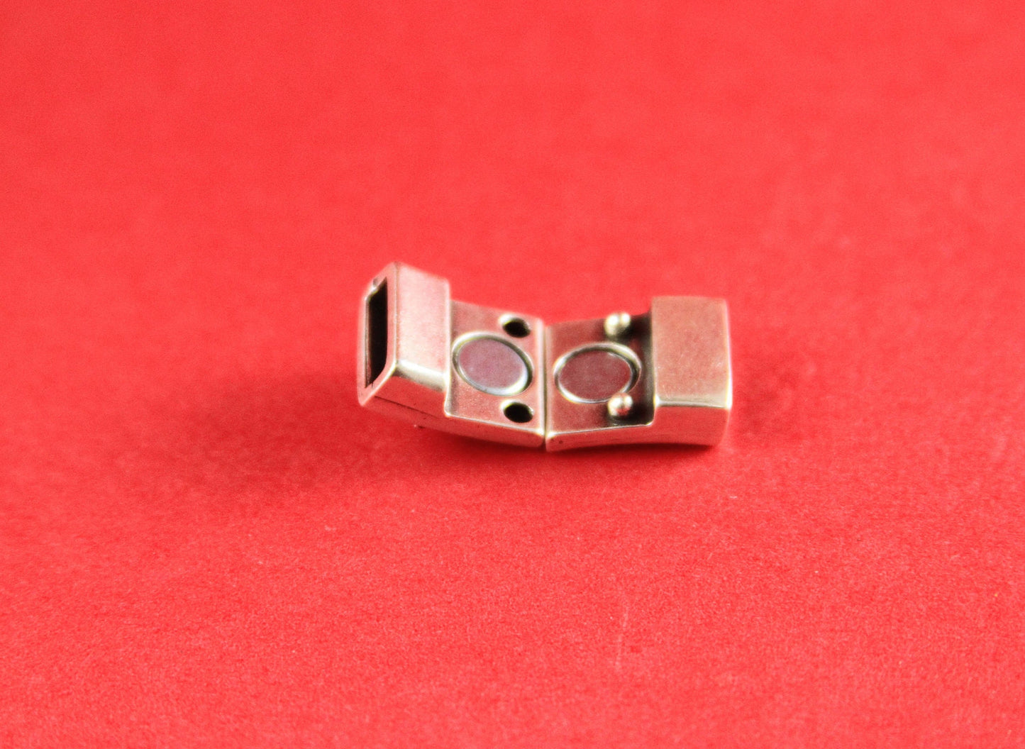 FC0143>>MADE in EUROPE zamak clasp, 10mm flat cord horse clasp, flat leather  clasp, horse clasp Qty1