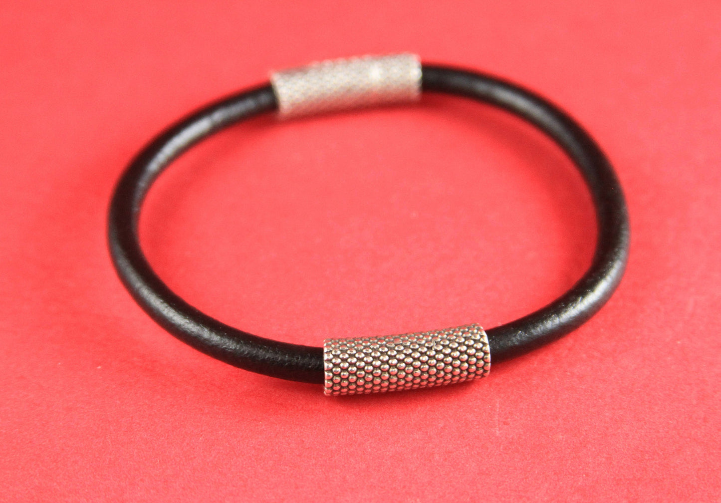RS0080>>MADE in EUROPE zamak tube, 5mm hole zamak tube slider, round cord tube  (F777) qty1