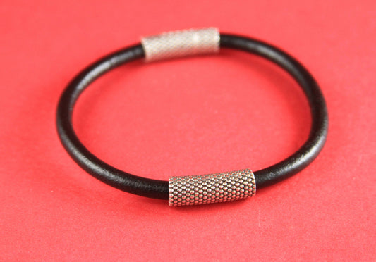 RS0080>>MADE in EUROPE zamak tube, 5mm hole zamak tube slider, round cord tube  (F777) qty1