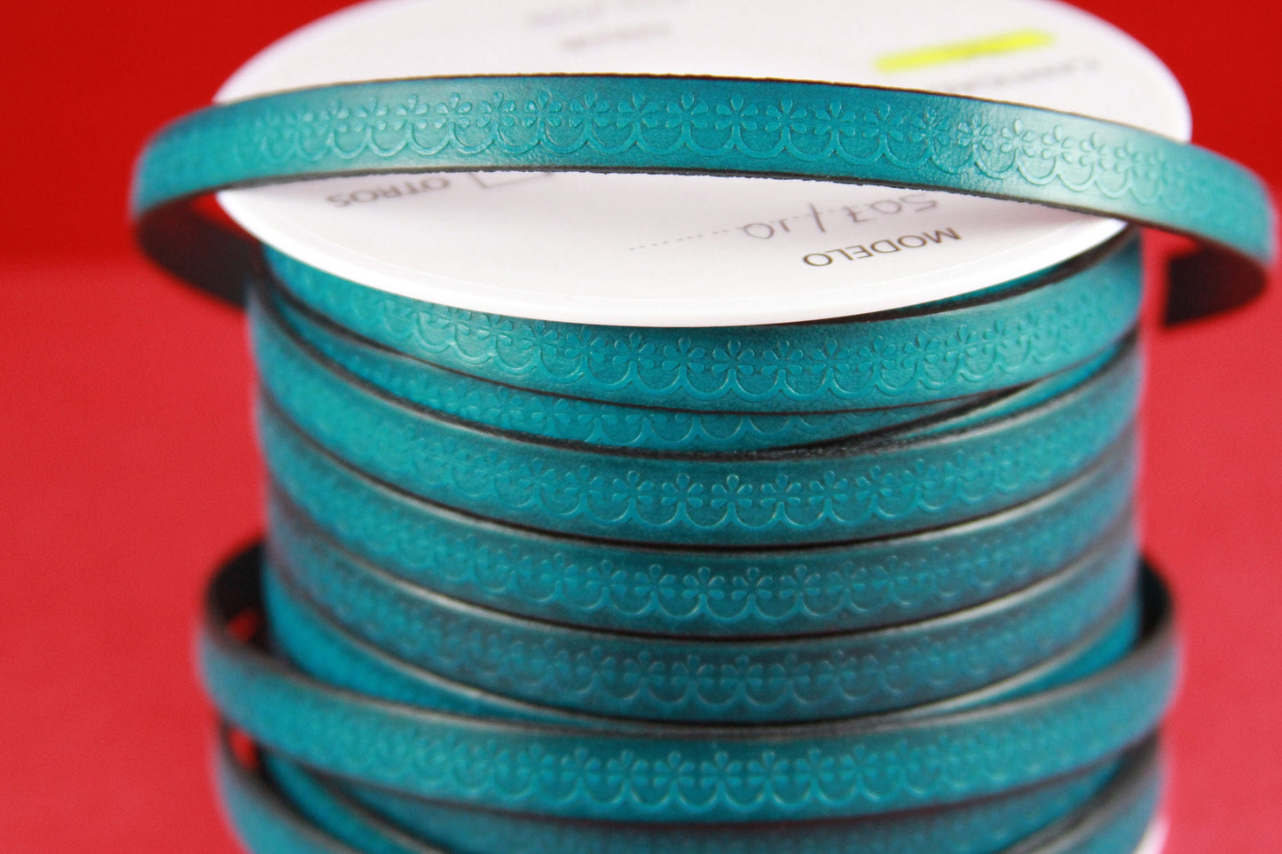 MADE in EUROPE 24" flat leather cord, 10mm leather cord, genuine leather cord (507/10/08)