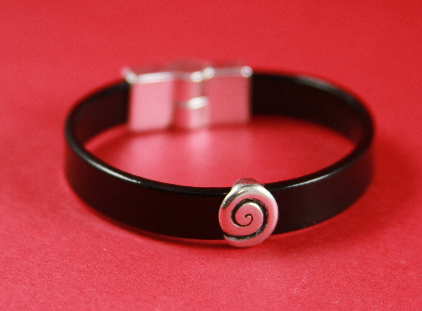 FS0244>>MADE IN EUROPE 2 zamak seashell sliders, sliders for flat cord, 10mm flat cord sea shell slider (Ablz171) Qty2