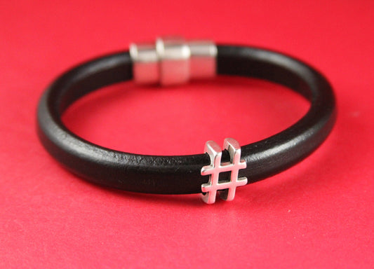 LS0019>>MADE IN EUROPE 2 zamak pound sign sliders, licorice hashtag slider, 10x6mm  sliders, silver pound sign sliders Qty2