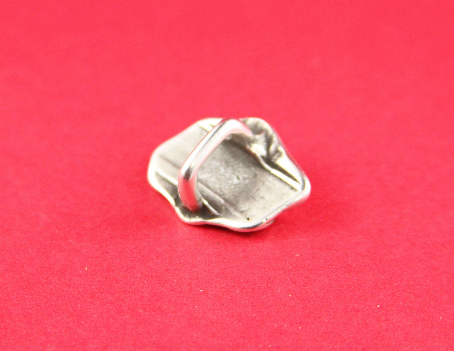 LS0025>>MADE IN EUROPE 2 zamak rock sliders, licorice slider, 10x6mm  sliders, silver rock sliders, Qty2