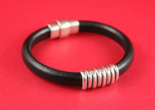LS0020>>MADE in EUROPE zamak slider tube, licorice slider, licorice cord zamak slider, large tube slider, 10x6mm tube slider, Qty1