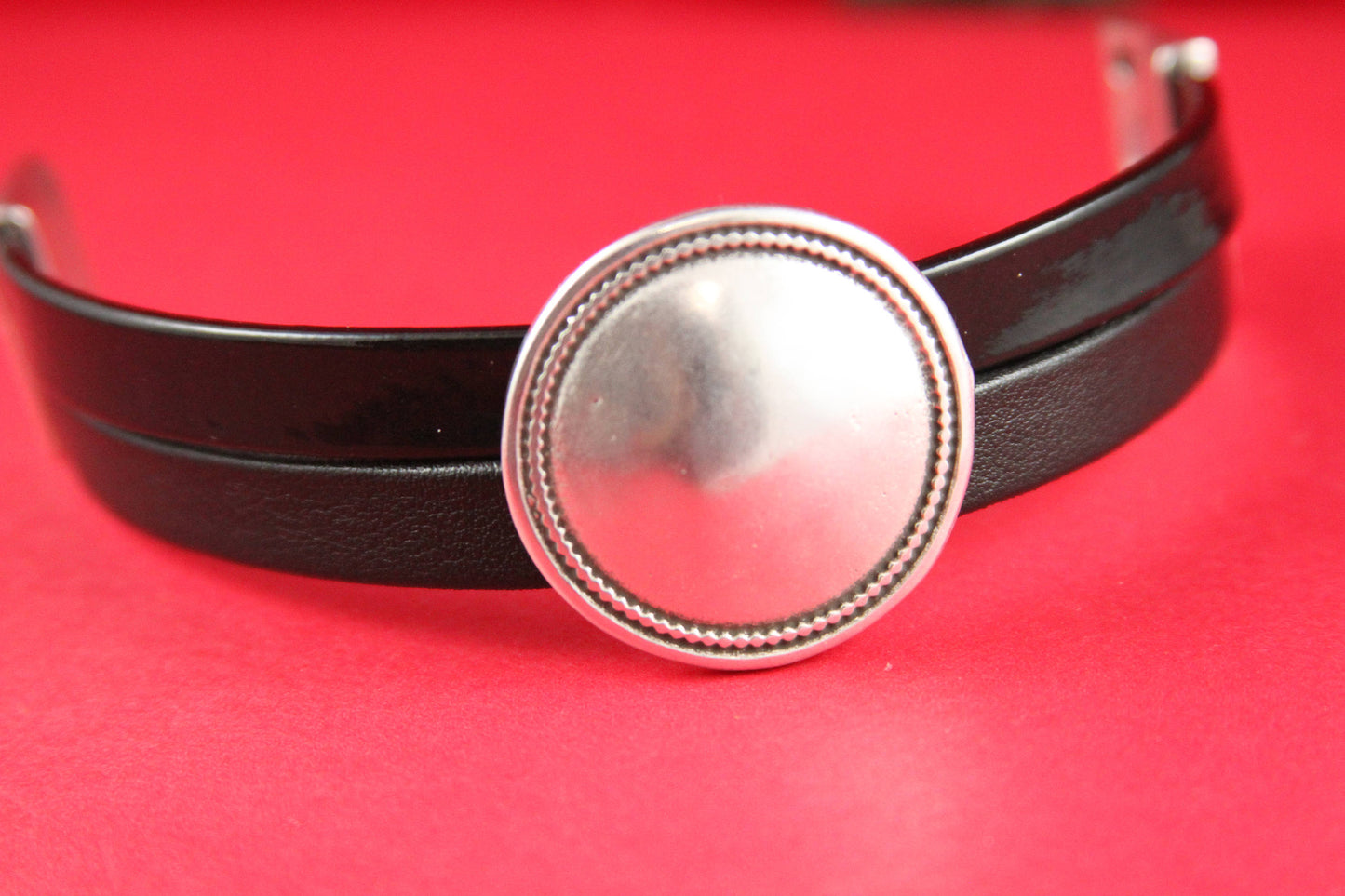 FS0365>>MADE IN EUROPE zamak round slider , slider for 20mm flat cord, 20mm cord slider, flat cord zamak slider, Qty1