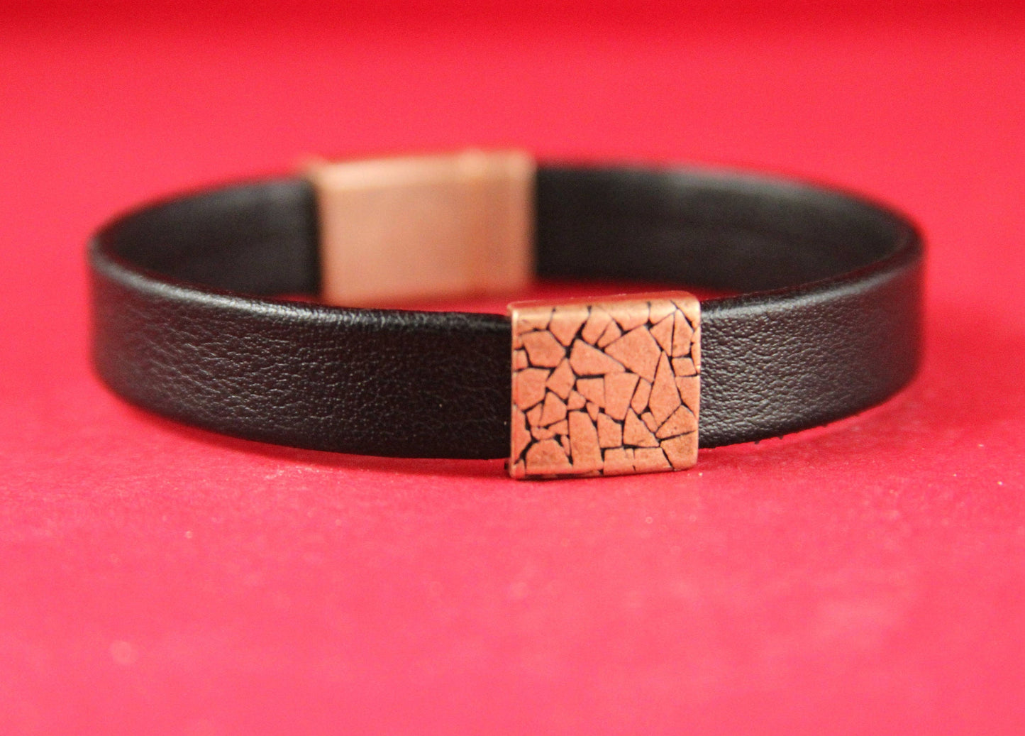 FS0193>>MADE in EUROPE 2 zamak cracked sliders, copper square slider, 10mm flat cord slider, 10mm flat cord cracked slider qty2