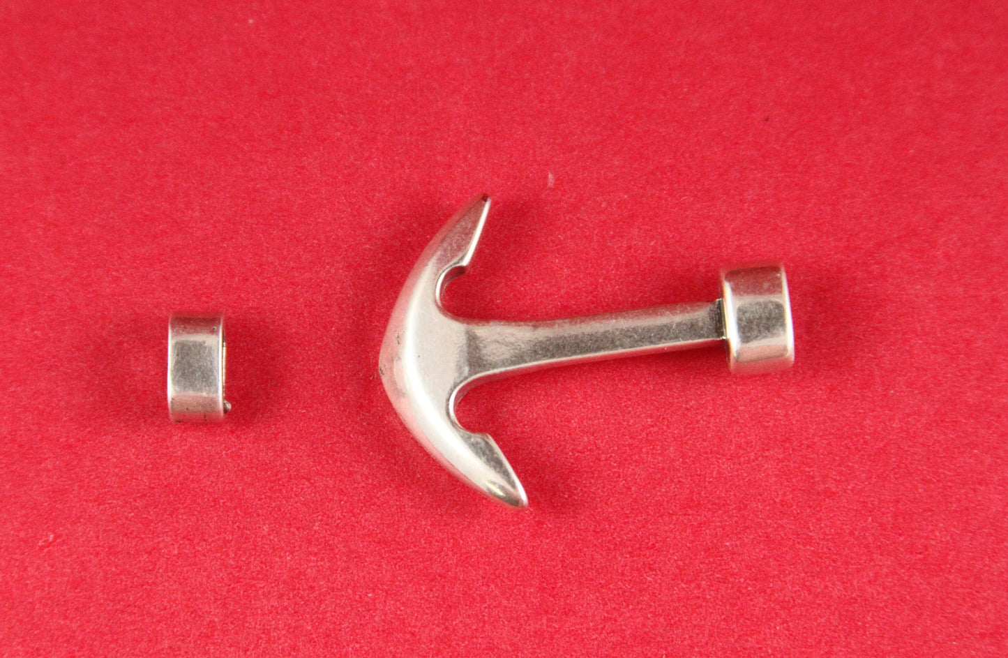 RC0032>>MADE in EUROPE zamak hook clasp & slider set, zamak clasp, zamak anchor clasp, hook clasp (CRAS) Qty1