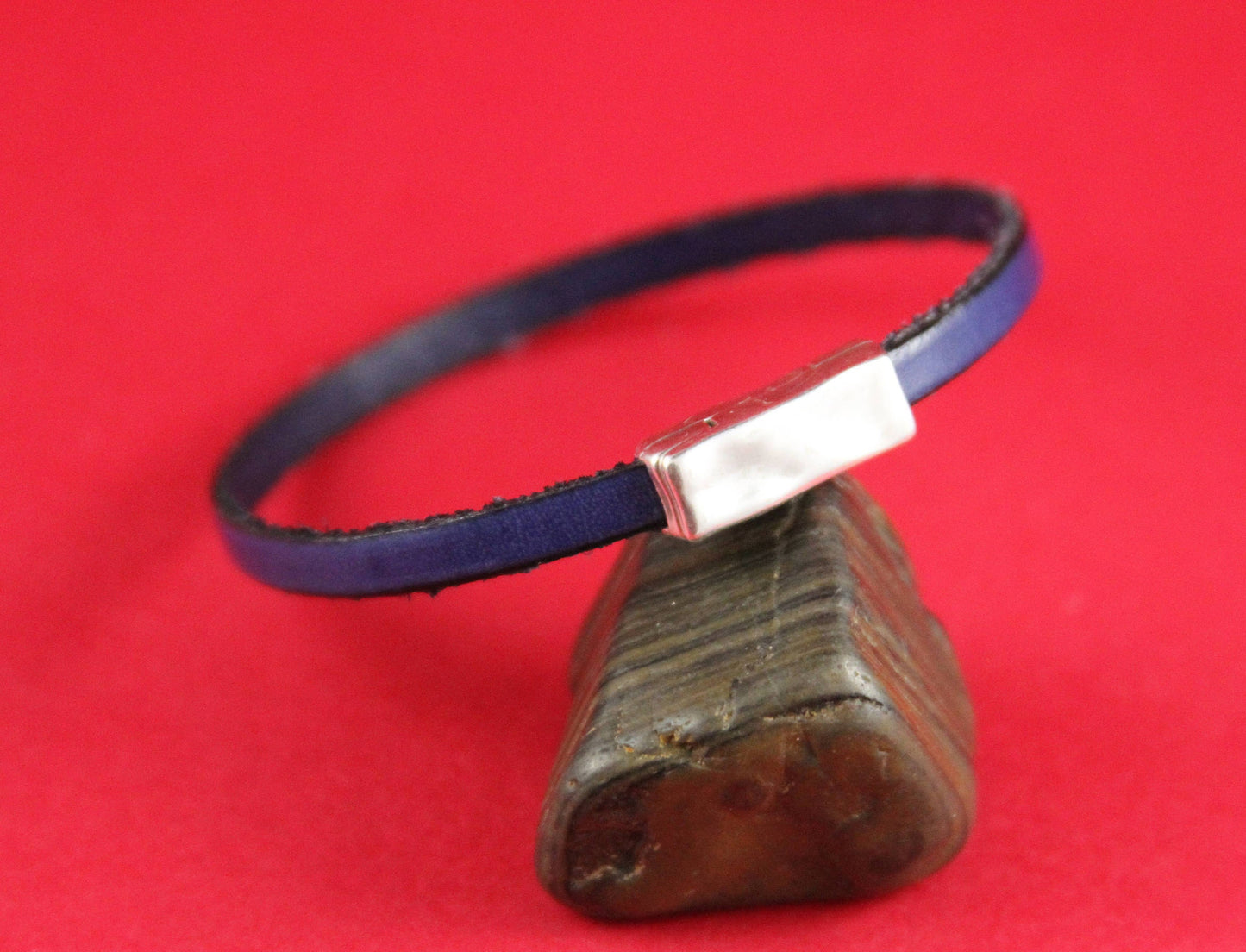 FC0135>>MADE in EUROPE 5mm flat cord clasp, zamak hammered clasp, zamak clasp,5mm flat cord  clasp Qty1