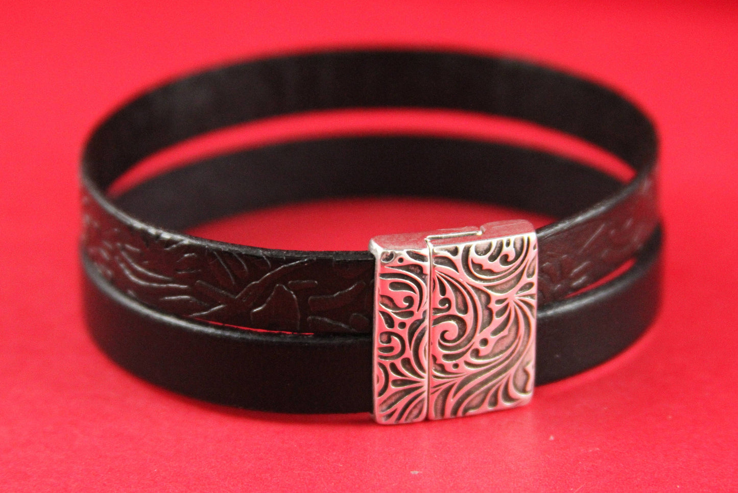 FC0039>>MADE in EUROPE zamak clasp, 20mm flat cord floral clasp, 20mm flat clasp, silver clasp, Qty1