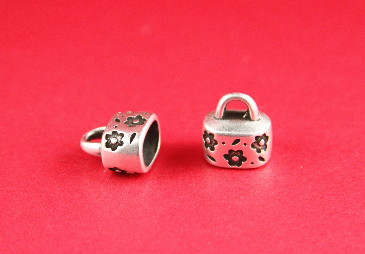 LC0007>>MADE IN EUROPE licorice  cord ends, licorice cord end caps, 10x6mm end caps Qty2