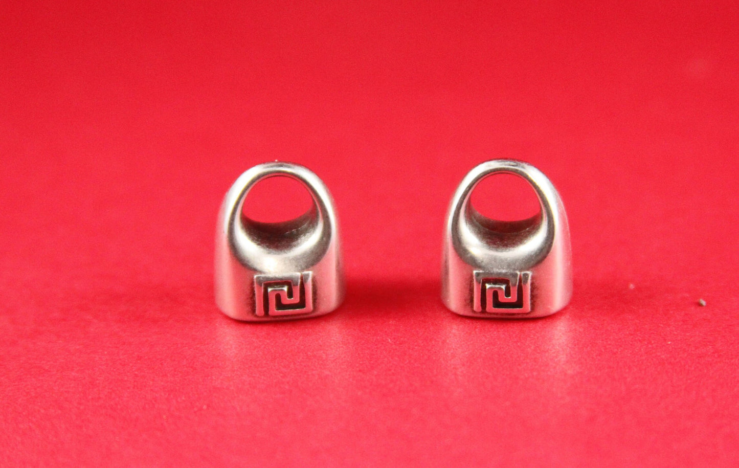LC0015>>MADE IN EUROPE licorice  cord ends, licorice cord end caps, 10x6mm end caps(PF9033) Qty2