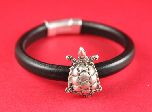 LS0028>> MADE in EUROPE zamak turtle slider, licorice slider, zamak turtle slider for licorice leather cord, qty1