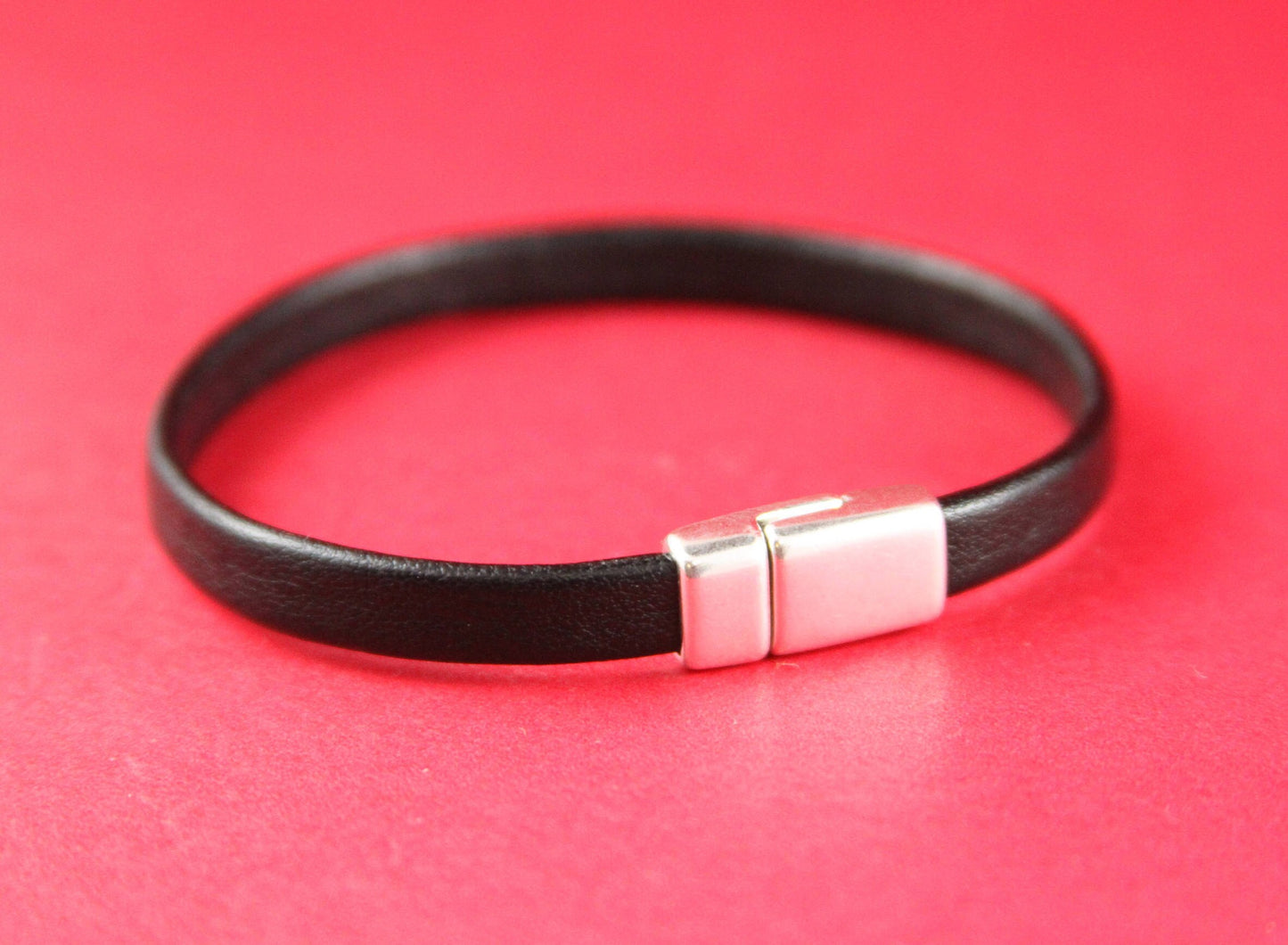 FC0228>>MADE in EUROPE zamak flat 6mm cord clasp, zamak clasp, zamak clasp, 6mm flat cord clasp, Qty1